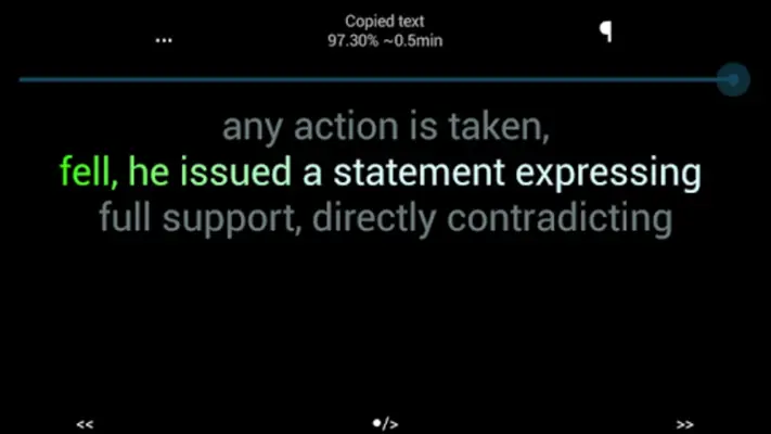 Comfort Reader - speed reading android App screenshot 0